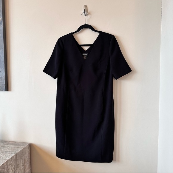 LORD & Taylor-Boxy Shift Dress With Hidden Front Pocket (Size:6) - Picture 3 of 12